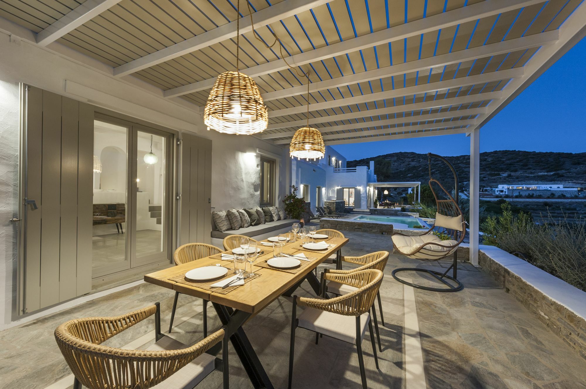 Niriides Luxury Villas Alikí エクステリア 写真